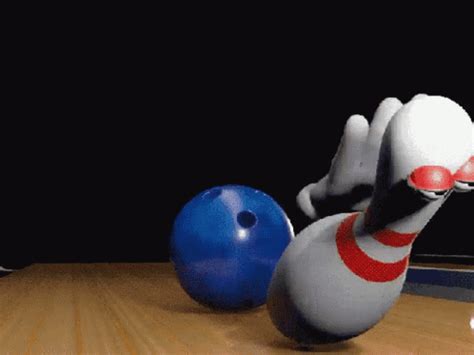 Blue Bowling Ball 24 GIF Animation